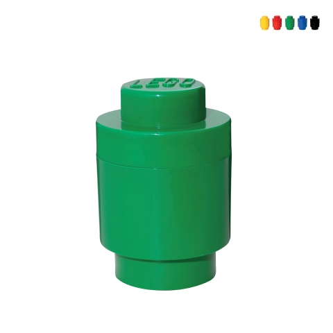 Stackable cylinder container LEGO Brick 1 bottoncino Promotion
