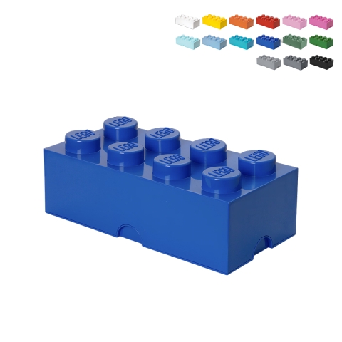 Stackable container with lid LEGO Storage Brick 8 bottoncini Promotion
