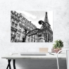 Black and White Canvas Art Print Metropolitain Paris Pangea Images On Sale
