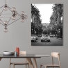 Black and White Canvas Photo Print of Boulevard in Hollywood On Sale