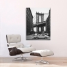 Black and White Canvas Print By the Manhattan Bridge Gasoline Images Sale