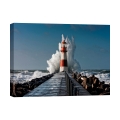 Photographic Canvas Print Lighthouse in the Mediterranean Sea Promotion