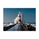 Photographic Canvas Print Lighthouse in the Mediterranean Sea Offers