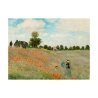 Impressionist Canvas Print Field with Poppies by Claude Monet Offers