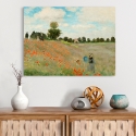 Impressionist Canvas Print Field with Poppies by Claude Monet On Sale