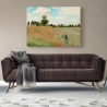 Impressionist Canvas Print Field with Poppies by Claude Monet Sale