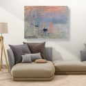 Canvas Print Impression, Sunrise by Claude Monet Sale