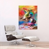 Modern Pop Art Canvas Print Napoleon 2.0 by Eric Chestier Sale