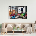 Modern Pop Art Canvas Print Surrealofts Firenze Gerard Madau On Sale