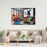 Modern Pop Art Canvas Print Surrealofts Firenze Gerard Madau On Sale