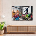 Modern Pop Art Canvas Print Surrealofts Firenze Gerard Madau Sale