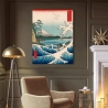 Japanese Art Canvas Print - Sea at Satta, 1858 Hiroshige On Sale