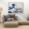 Canvas Print The Great Wave off Kanagawa Hokusai Artwork Sale