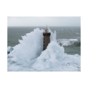 Canvas Print Faraglione Under Storm Phare de Kéréon Jean Guichard Offers