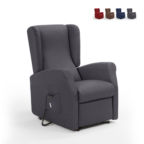 Fabric 2 motor relax chair with wheels and lift Trilly Promotion