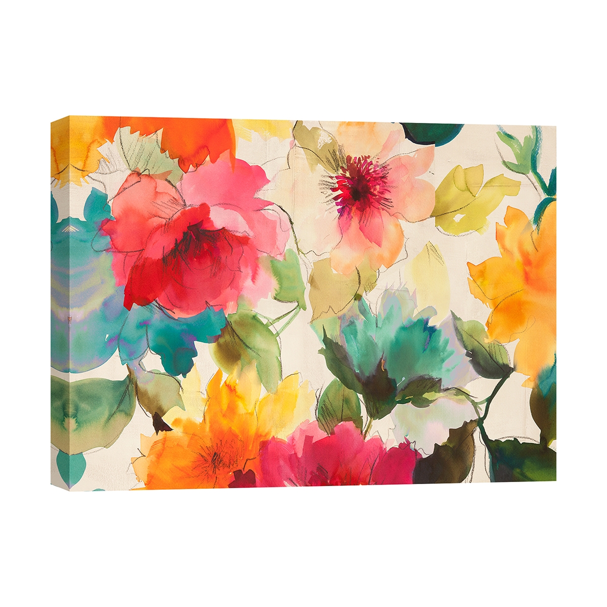 Floral Print Canvas Wall Art - Harmonic Spring by Kelly Parr Promotion