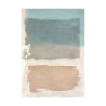 Abstract Canvas Art Beige and Blue Shades Libra II by Ludwig Maun Offers