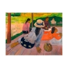 Impressionist Canvas Art Print The Siesta by Paul Gauguin Offers