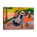 Impressionist Canvas Art Print The Siesta by Paul Gauguin Promotion
