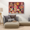 Impressionist Canvas Print Castle and Sun (Detail) by Paul Klee Sale