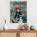 Impressionist Canvas Print, Two Sisters (On the Terrace) by Renoir Sale