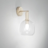 Brandy AP Wall Sconce in Gold Metal with Blown Glass Diffuser Promotion