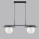 Chaplin LS Metal Pendant Light with Two Glass Shades Offers