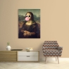 Pop Art Canvas Print Leisure Time, Mona Lisa by Matt Spencer Sale