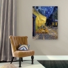 Canvas Art Print, Cafe Terrace at Night by Vincent van Gogh Sale