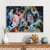 Abstract Canvas Painting Improvisation The Deluge Wassily Kandinsky On Sale