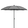 Modern Garden Parasol Ø200cm for Outdoor Terrace Border 