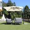 Square Offset Patio Umbrella 250x250 with UV50+ Protection Trend On Sale