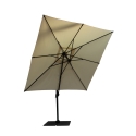 Antibes 3x3 Retractable Side Garden Umbrella in Aluminum Discounts