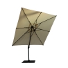 Antibes 3x3 Retractable Side Garden Umbrella in Aluminum Discounts