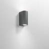 One Modern Outdoor Wall Light, Aluminum, 2 Lights On Sale