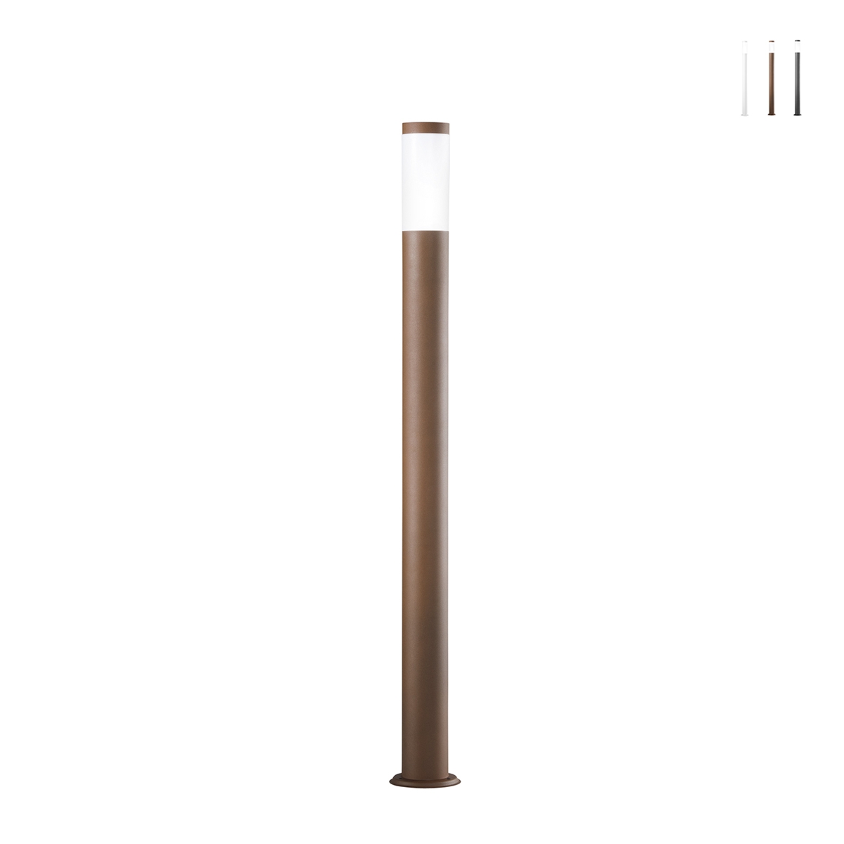Tokyo Outdoor Garden Steel Bollard Light, 110cm, IP44 Promotion
