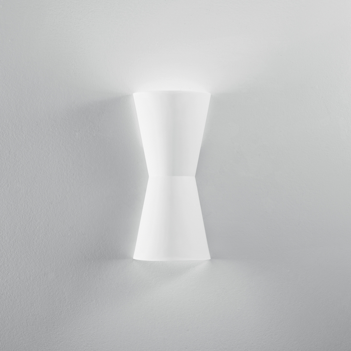 Modern Paintable White Plaster Wall Sconce Clepsydra Promotion
