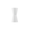 Modern Paintable White Plaster Wall Sconce Clepsydra On Sale