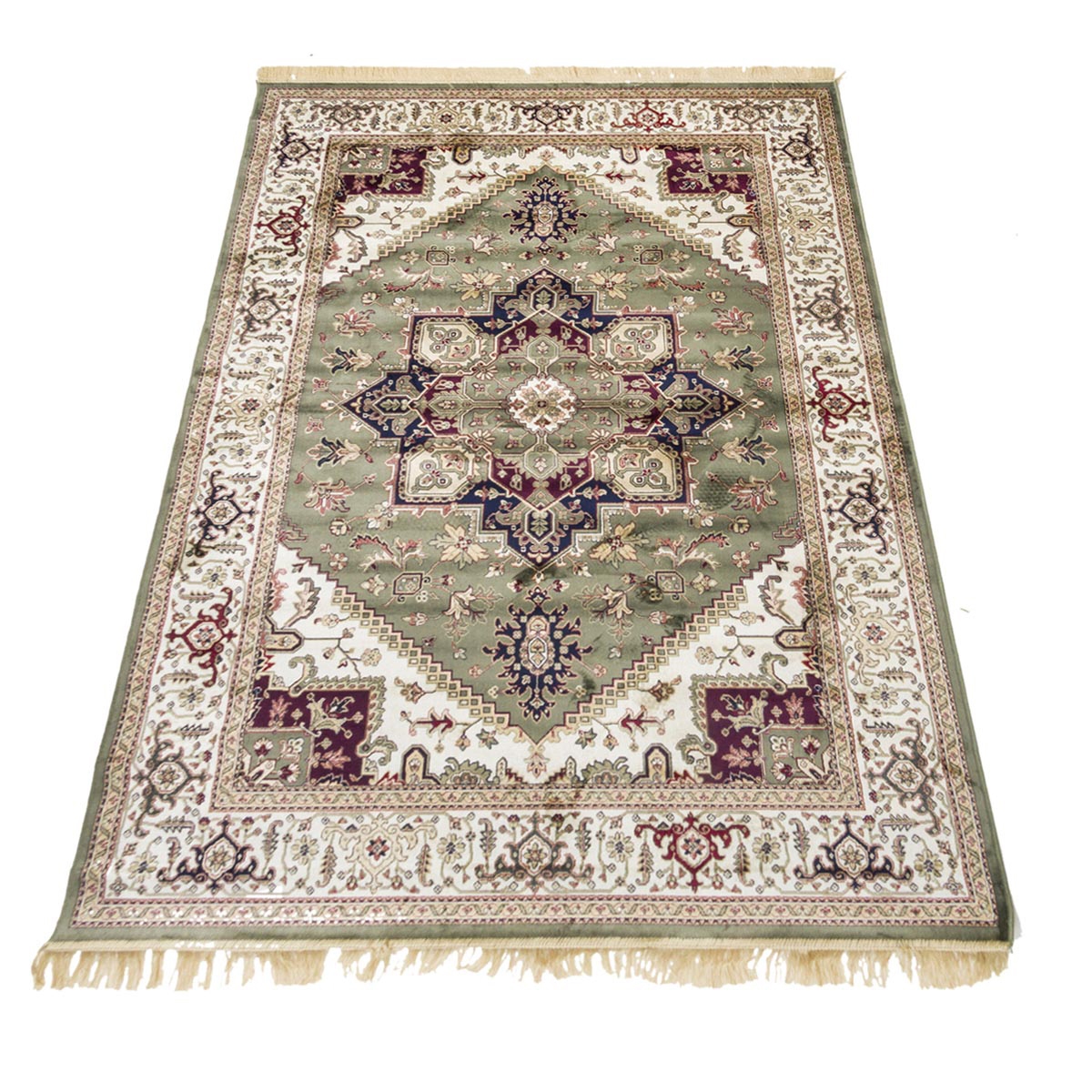 Rubine Green Persian-Style Rug Promotion