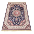 Rubine Blue Persian Living Room Rug Promotion