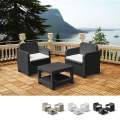 Outdoor garden lounge armchairs Grand Soleil Giglio bar rattan 2 seater Promotion