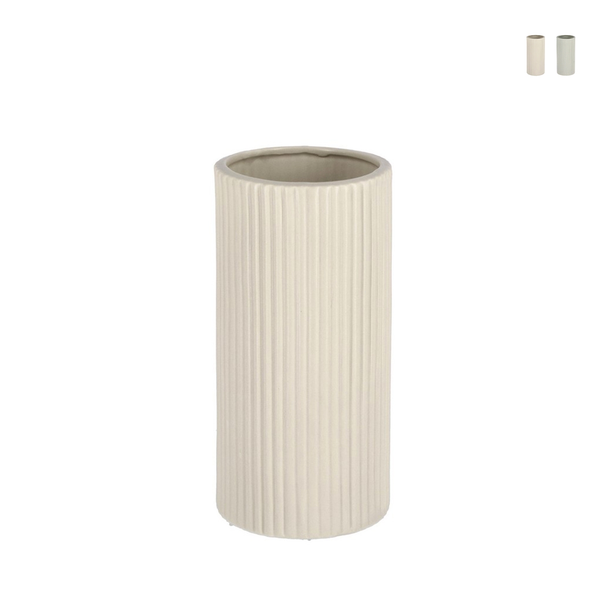 Vivy S Small Indoor Cylinder Planter in Porcelain Promotion