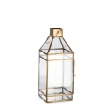 Siwan Indoor Metal Candle Lantern 16x16x42cm On Sale