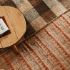 Handmade Jute and Pink Cotton Living Room Rug 160x230cm Ruanda On Sale