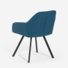 Rakna Fabric Dining and Kitchen Chair with Armrests On Sale