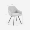 Rakna Fabric Dining and Kitchen Chair with Armrests Cost