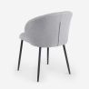 Kadim Modern Dining and Kitchen Chair with Designer Fabric On Sale