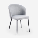 Kadim Modern Dining and Kitchen Chair with Designer Fabric Bulk Discounts