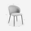Kadim Modern Dining and Kitchen Chair with Designer Fabric Cost