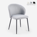 Kadim Modern Dining and Kitchen Chair with Designer Fabric Promotion